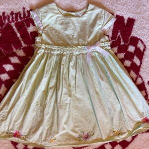 (4 for 25) George Pastel Green Flower Dress